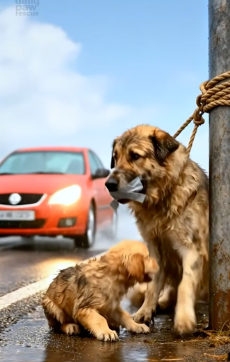 M0912040_Kind Man Rescue Helpless Golden Retriever_part2