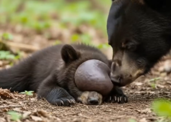 M1101004_Illness Took Bear Cub Sight His Mother Begged Rescuers to Save Her Baby Rescue Moments_part2