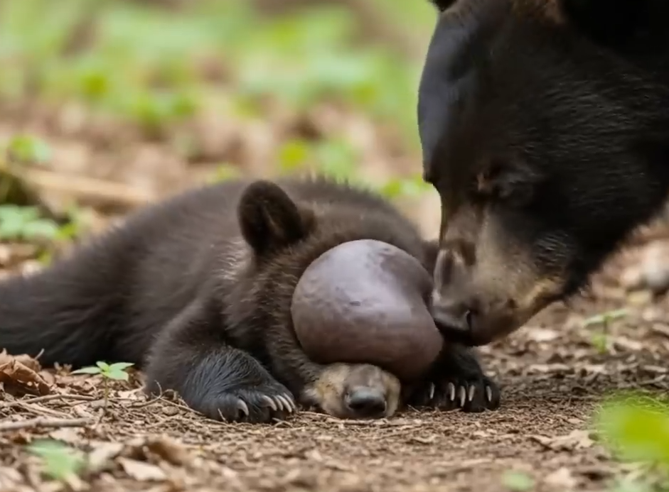 M1101004_Illness Took Bear Cub Sight His Mother Begged Rescuers to Save Her Baby Rescue Moments_part2