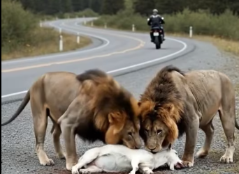 M1501001_Goat cub saved hungry lions. #viralreel #viral #viralvideo #RescueLove #reindeer #RescueEffort #follow #rescue #GOAT Op