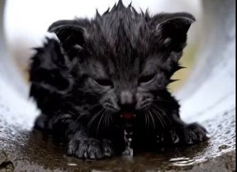 M0301008_Brave Labardor Retriever Rescues Abused Kitten Thrown into Drain_part2