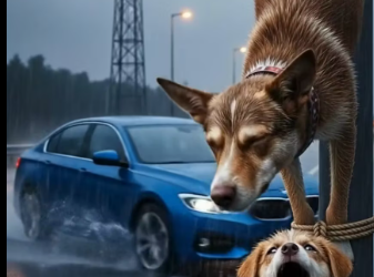 M1901011_Stray Dog and Puppy Rescued in the Rain on a Highway_part2