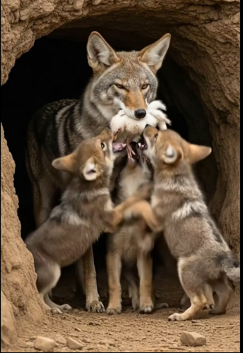 M1901013_The struggle for survival A dramatic moment as the Golden Eagle confronts the Coyote after its young are stolen! #rescu