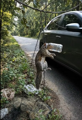 M1901017_Rescuing a Baby Squirrel Caught in a Trap by the Roadside — A Video That Will Touch Your Heart …….. On a quiet ro_p