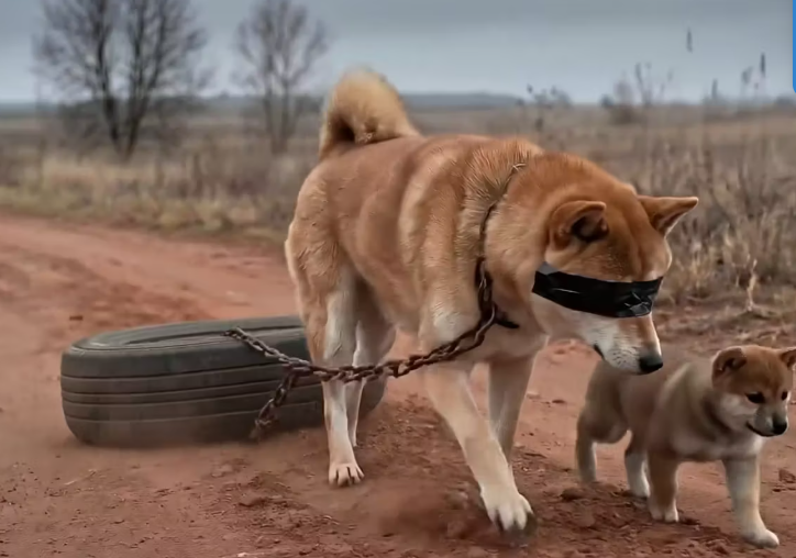 M3001011_A miracle happened! A kind-hearted man rescued a Shiba Inu dog stuck under a tire_part2
