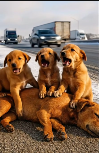 M3112015_Kind-Hearted Lady Rescues a Poor Unconscious Mother Dog and Her Puppies on the Roadside �_part2