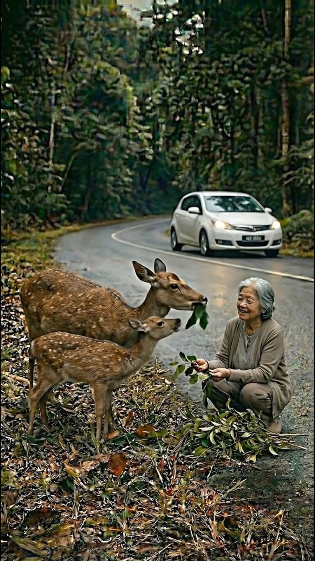 M0402007 Rescue Story Mama Deer and Baby Deer Saved from Danger Dear Kitten part2