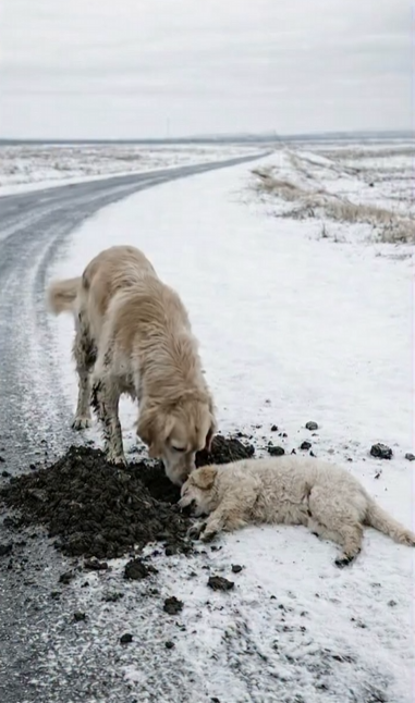 M1202007_😥😥😥🐕🐕❤️_My tears keep falling when I look at this mother dog and her puppy.